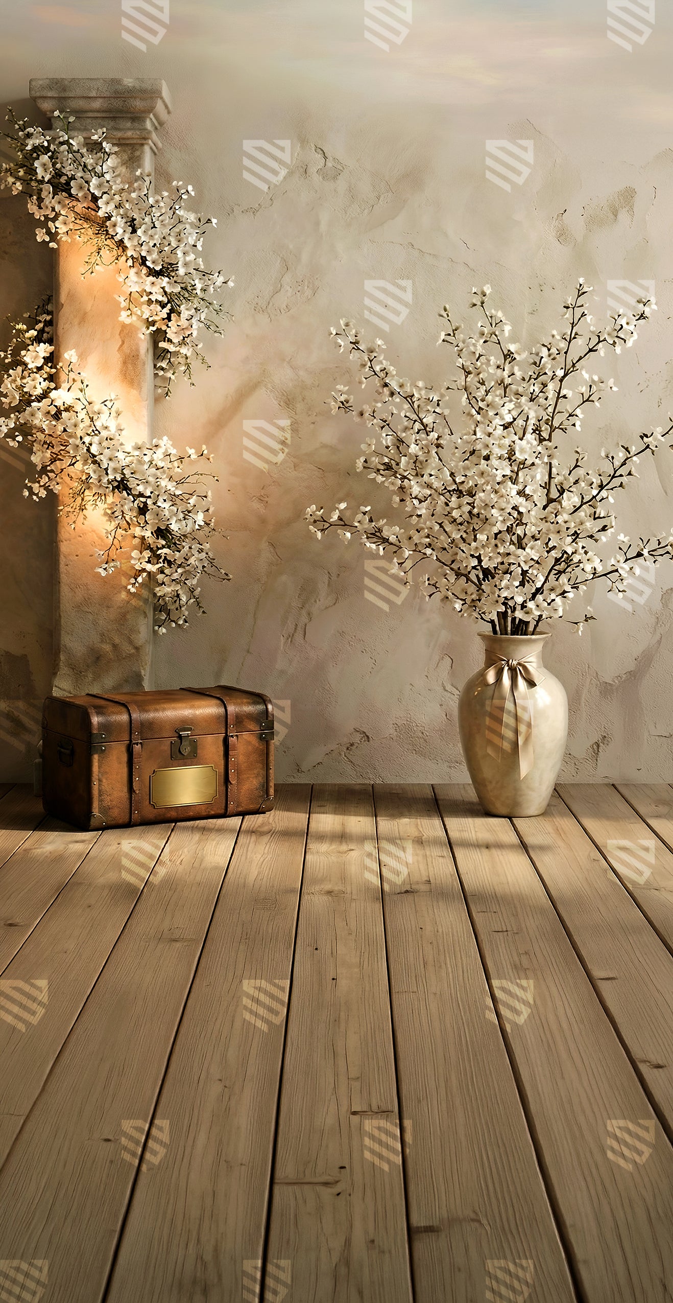 Neutral Blossom Corner