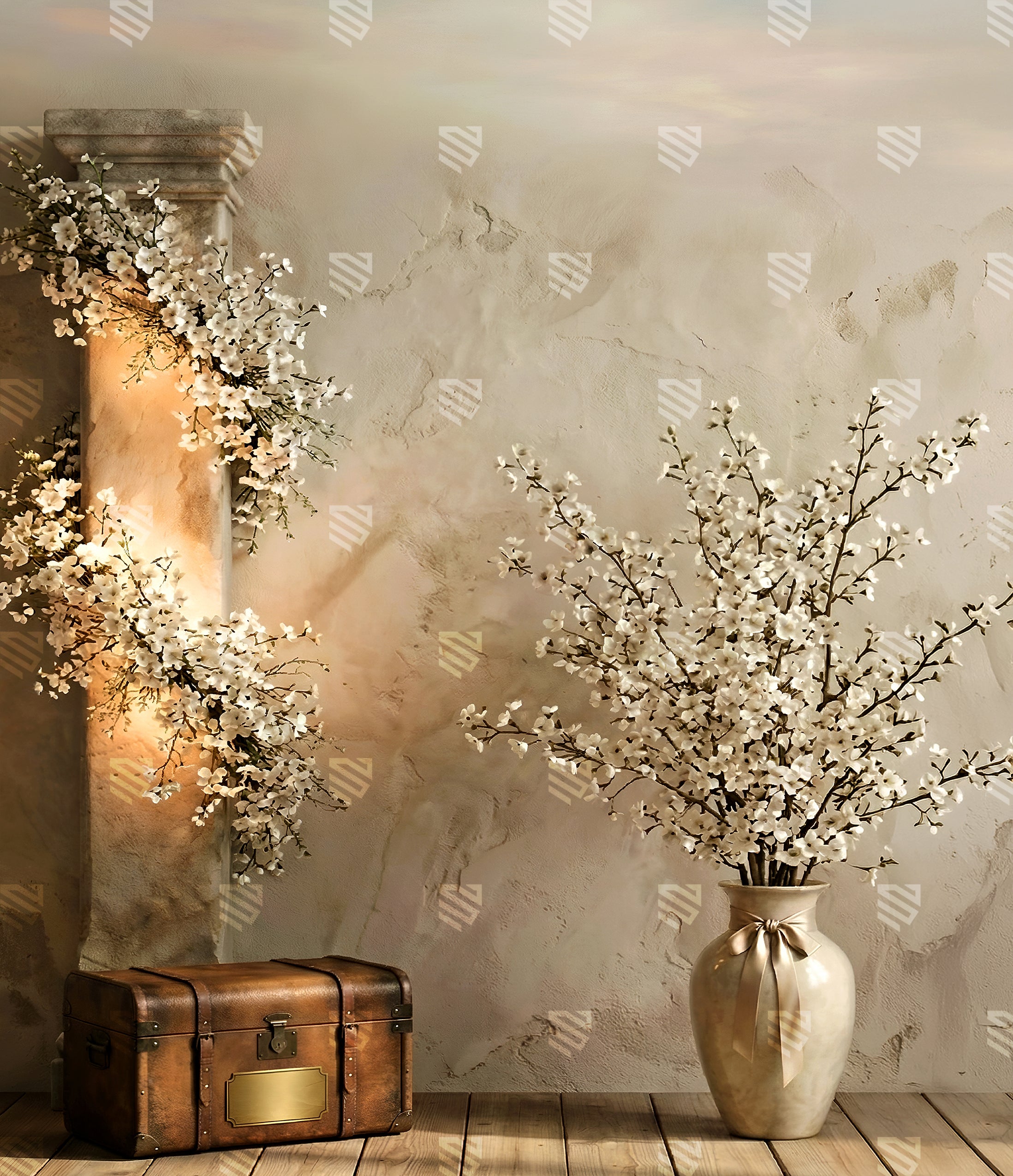 Neutral Blossom Corner