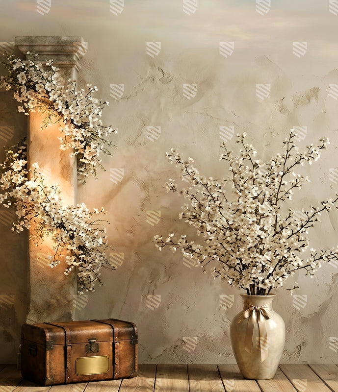 Neutral Blossom Corner