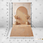 Minimalist nature-inspired photography background for model shoots