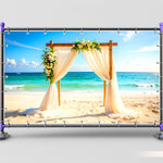 Beach Vows Photoshoot Backdrop
