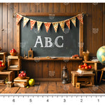 School Classroom Background Backdrop