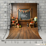 Retro Classroom Backdrop 