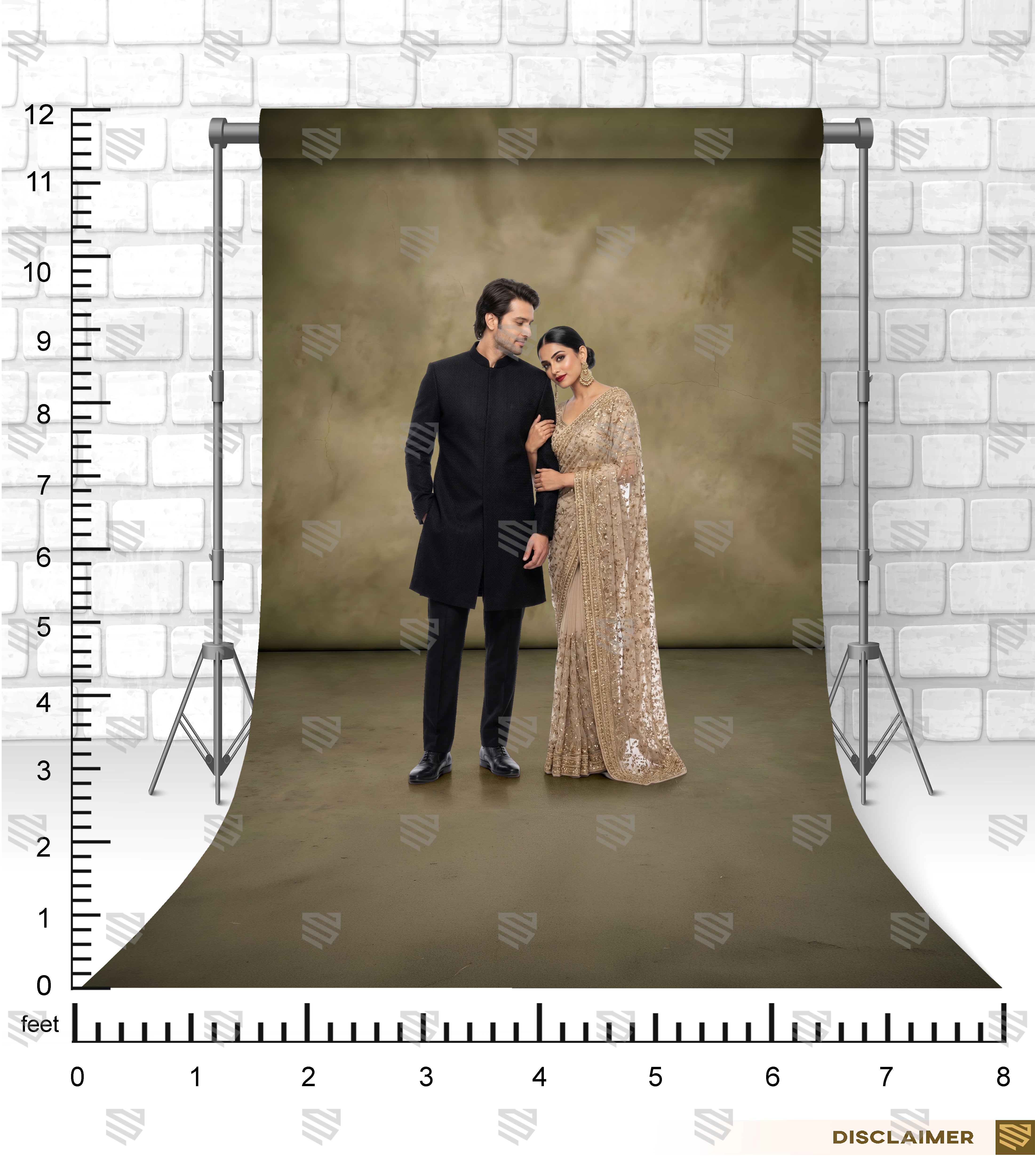 Olive Vintage Textured Studio