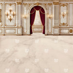 Opulent Marble Royal Chamber Backdrop