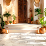 Ornate Doorway Backdrop