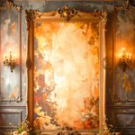 Ornate Vintage Elegance Backdrop