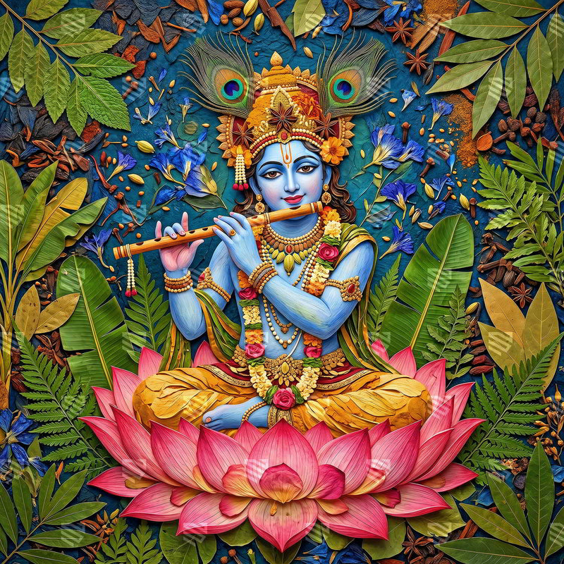 Padmapriya Murali Krishna Janmashtami Decoration Backdrop