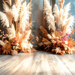 Pampas Floral Arch Backdrop