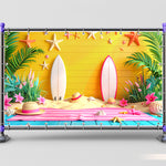 Tropical Surf Baby Backdrop