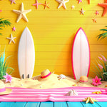 Paradise Tropical Surf Backdrop