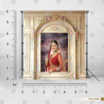 Soft pastel open frame photography background
