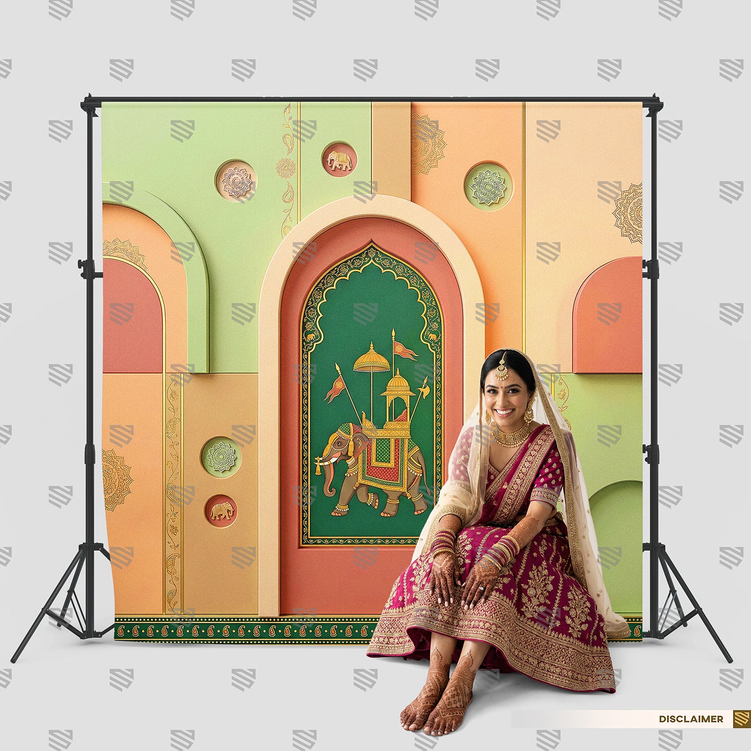 Pastel Royal Elephant Arch