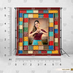 Patchwork design photography background for creative shoots