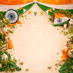 Patriot Blossom Celebration Newborn Baby Photography Backdrop