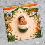 Patriot Blossom Celebration Newborn Baby Photography Backdrop