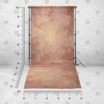 Peach colour textured background for studio photography