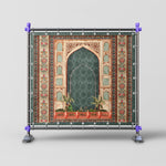 Royal Peacock Frame Backdrop
