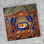 Peacock Palace Pavilion Newborn baby Krishna Backdrop