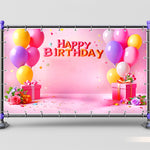 Pink Party Theme Backdrop