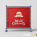 Santa Greetings Backdrop