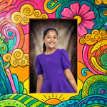 Pop Art Open Frame Backdrop for studio photography
