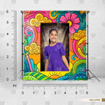Artistic open frame photography background