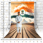 India Podcast Studio Backdrop