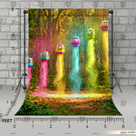 Prismatic Jungle Background