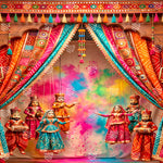 Puppet Carnival of Colors Backdrop