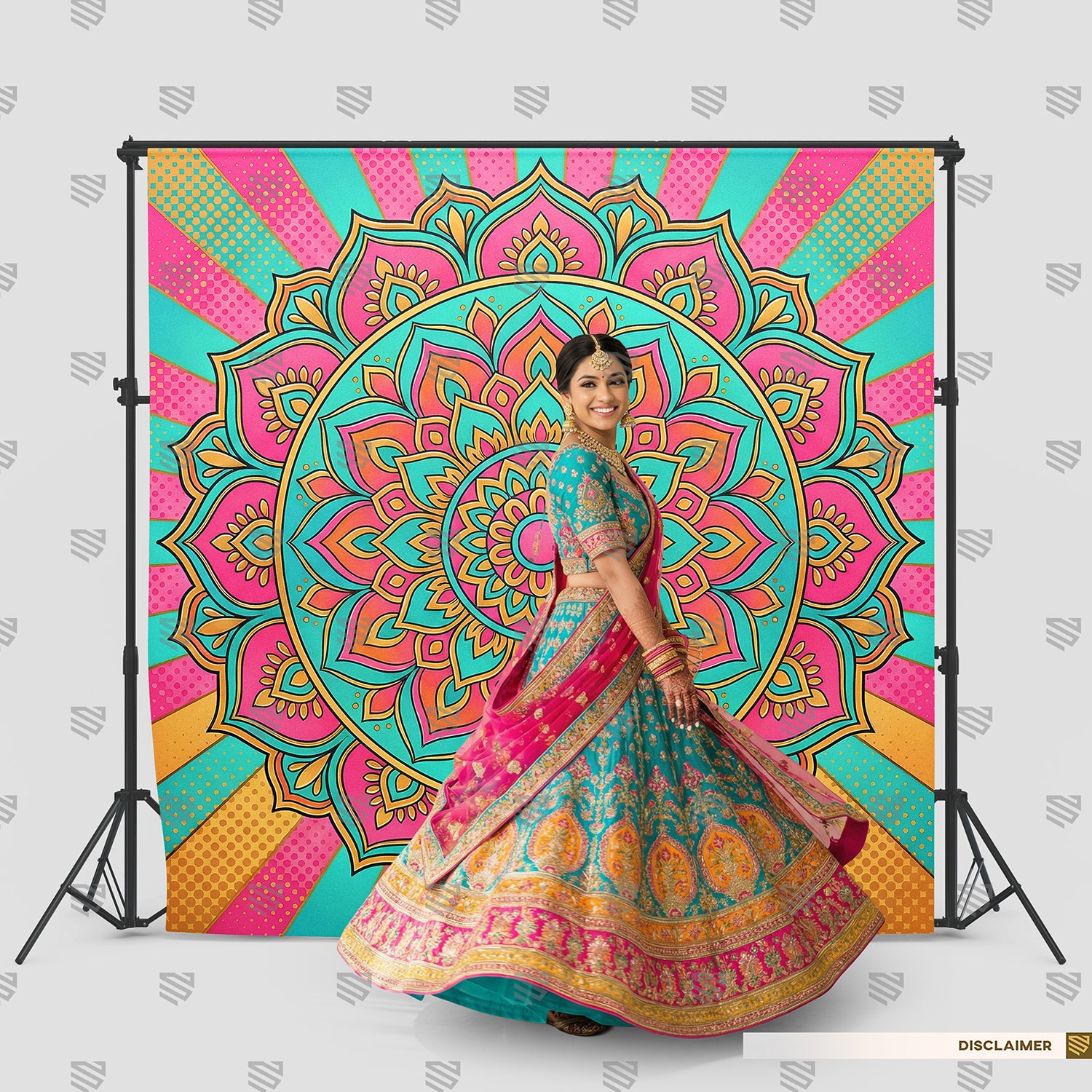 Radiant Mandala Burst