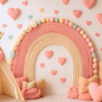 Rainbow Heart Haven Backdrop