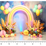 Rainbow Bliss Background Backdrop