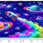 Rainbow Rocket Photoshoot Backdrop