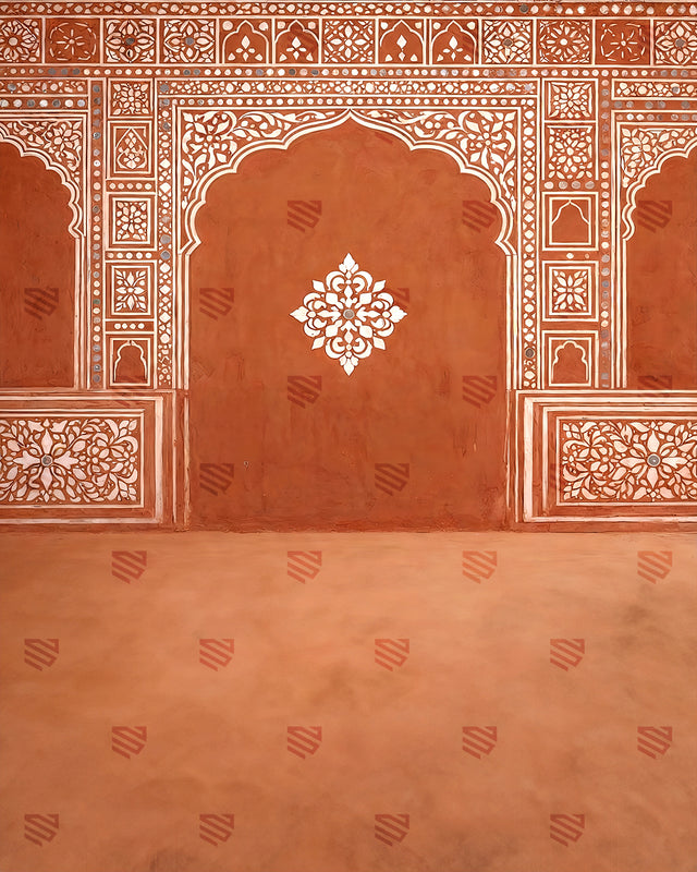 Rajasthani Heritage Wall Art - Podcast Backdrop
