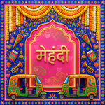 Rangilo Mehndi Street Fiesta Backdrop