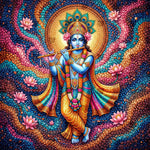 Rasik Madhav Mosaic Backdrop