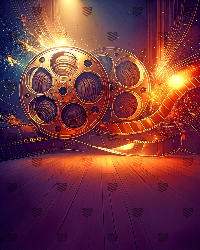 Reel of Storytelling Light - Podcast Backdrop