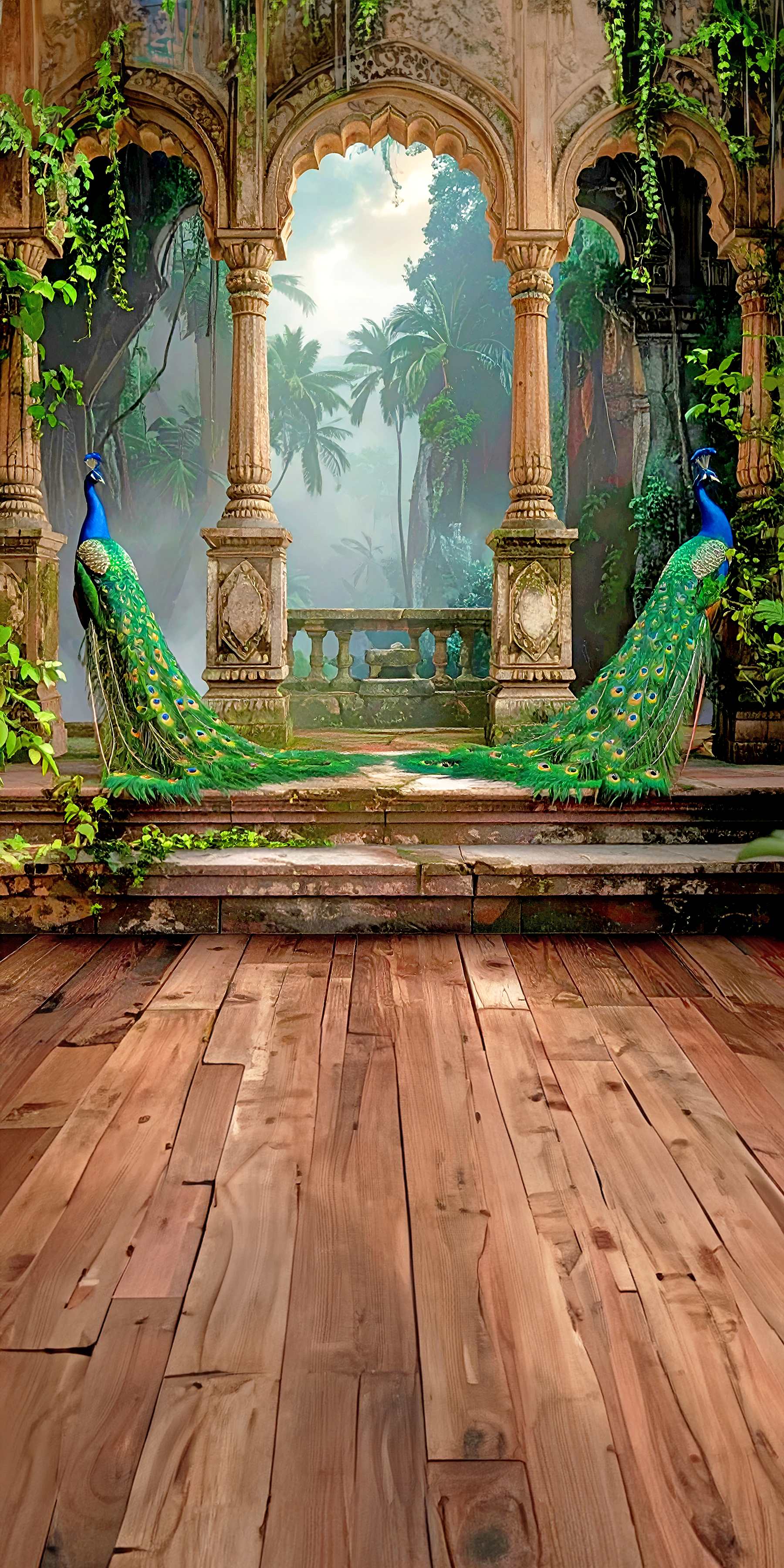 Regal Peacock Arch – A Royal Symphony of Nature