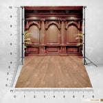Wooden Corridor Backdrop