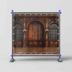 Wooden Palace Interior Backdrop