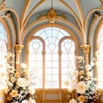 Royal Blossom Hall Backdrop