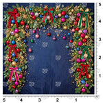 Royal Evergreen Christmas backdrop for studio photography