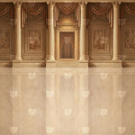 Royal Golden Draped Hall Backdrop