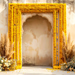 Royal Marigold Arch Backdrop