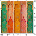 Colorful wedding Haldi decoration backdrop for photoshoots