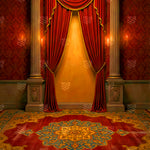Royal Crimson Palace Backdrop