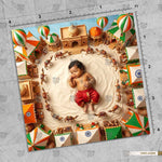 Royal Dune Encampment Newborn Baby Photography Backdrop