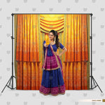 Bandhani Drapes Backdrop