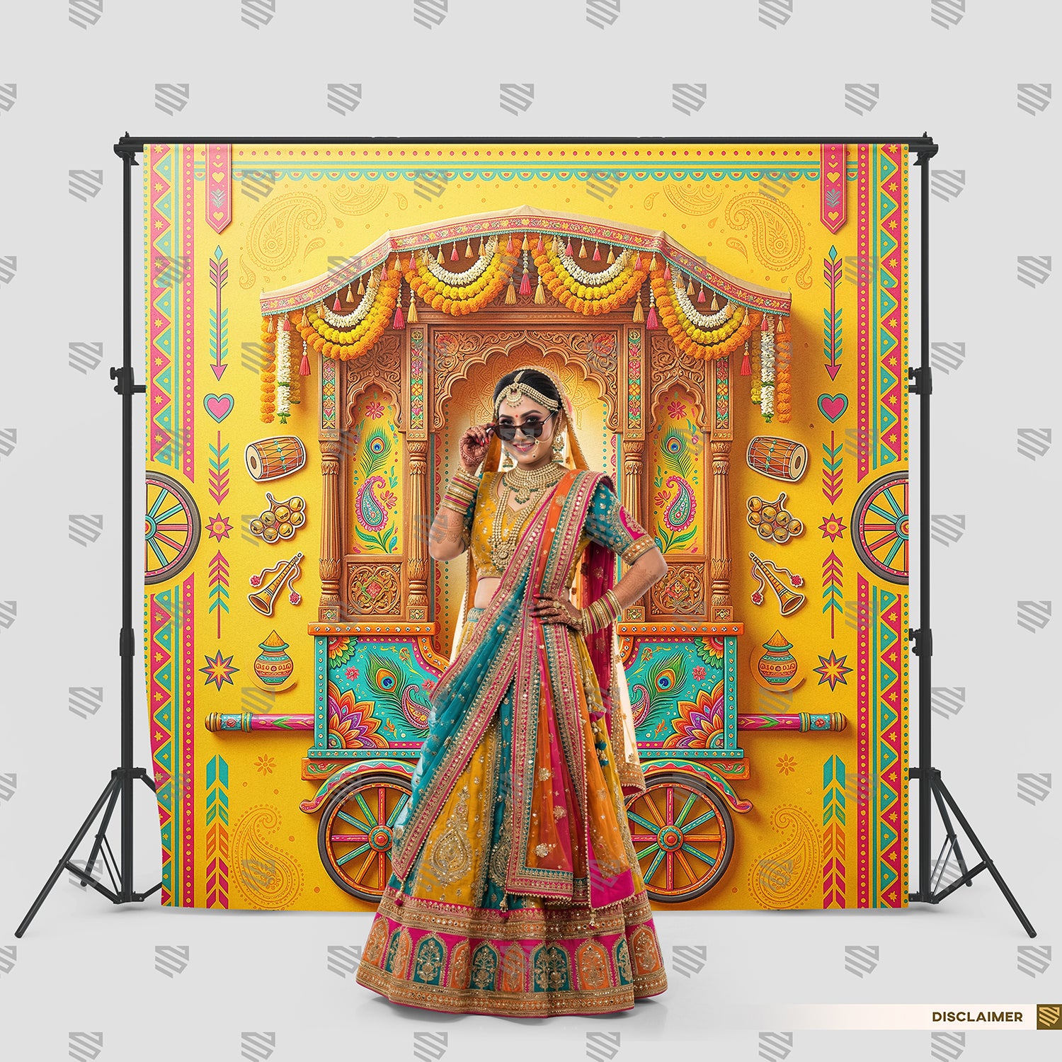 Royal Wedding Cart Decor